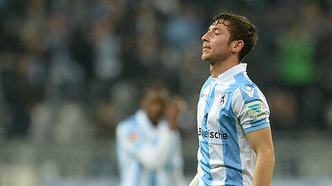 Wenn er eins kennt, dann den Abstiegskampf: Ex-Löwe Maximilian Wittek im Trikot des TSV 1860.