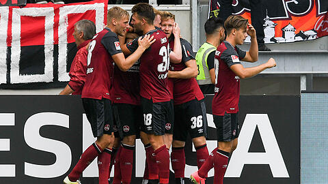 Es läuft bei den Nürnbergern: Der "Club" ist aktuell an der Spitze der 2. Bundesliga.