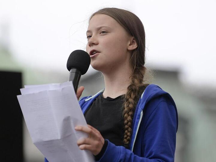 Greta Thunberg, Klimaaktivistin und Schülerin aus Schweden.