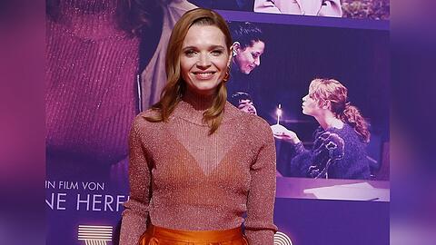 Filmemacherin Karoline Herfurth bei der Premiere ihres neuen Kinofilms "Einfach mal was Schönes".