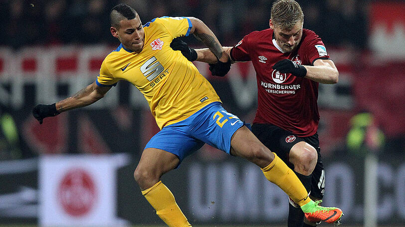 Der 1. FC Nürnberg erkämpft sich ein Unentschieden gegen die weiter sieglosen Braunschweiger.