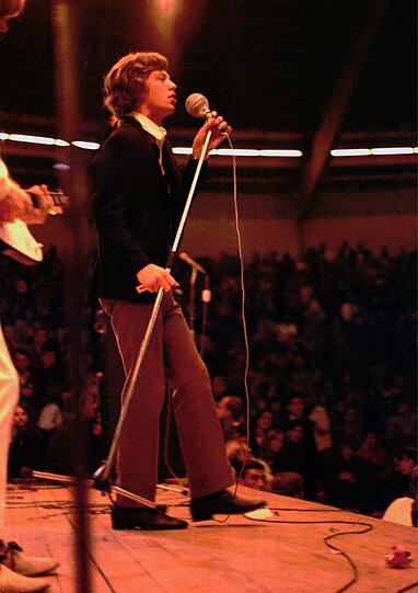 Richtig nah dran am jungen Publikum: Jagger im Circus Krone.