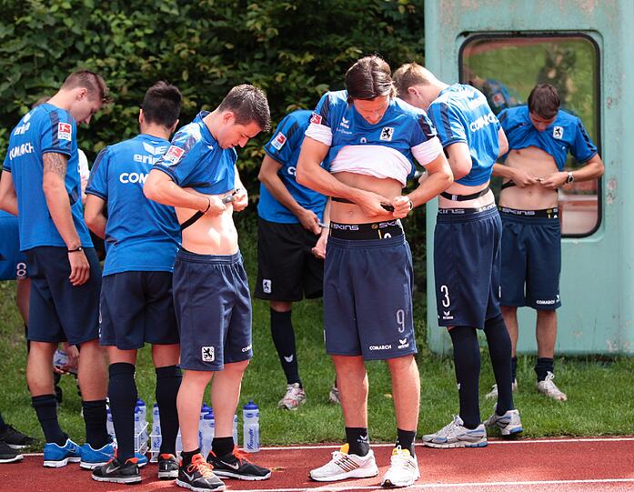 Für die Löwen stand heute ein Laktat-Test auf dem Programm.