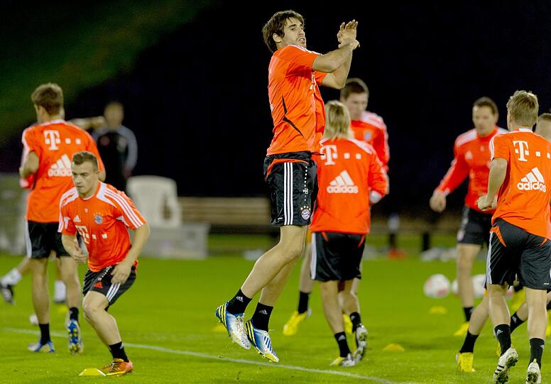 Sprungkrafttraining gehört auch zum Bayern-Pensum.