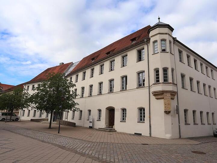 Das Memminger Landgericht ist zu sehen.