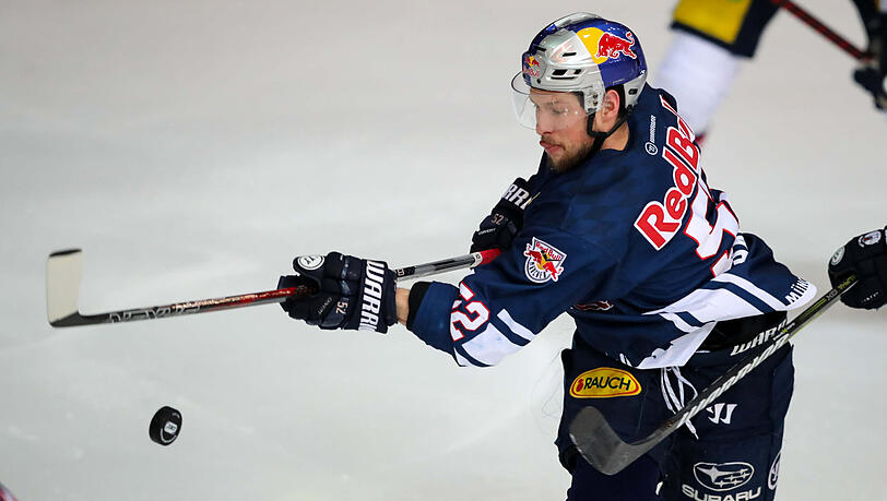 EHC-Star Patrick Hager gehört mittlerweile zur älteren Garde.