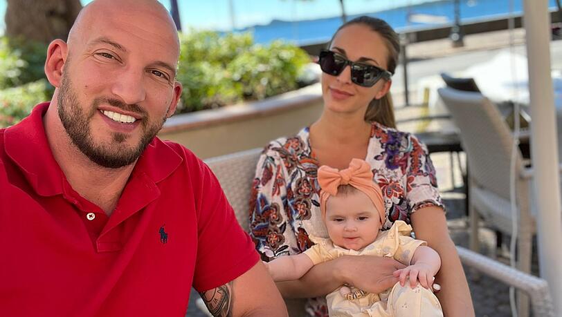 Trautes Glück: Mario Daser zeigt seine Familie Trautes Glück: Mario Daser zeigt seine Familie
