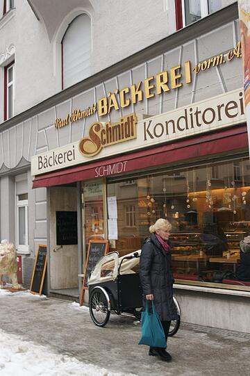 Die Brotmanufaktur Schmidt in der Steinstraße.