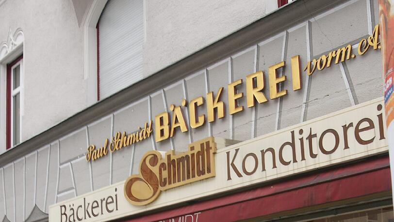 Die Brotmanufaktur Schmidt in der Steinstraße. Die Brotmanufaktur Schmidt in der Steinstraße.