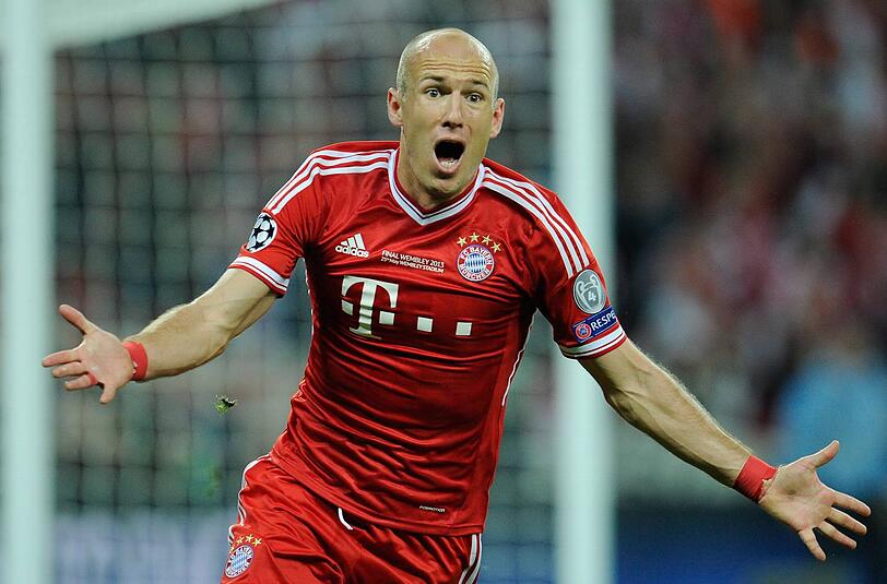 Arjen Robben nach seinem Siegtor im Champions-League-Finale.