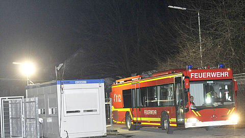 Großeinsatz wegen des Hungerstreiks