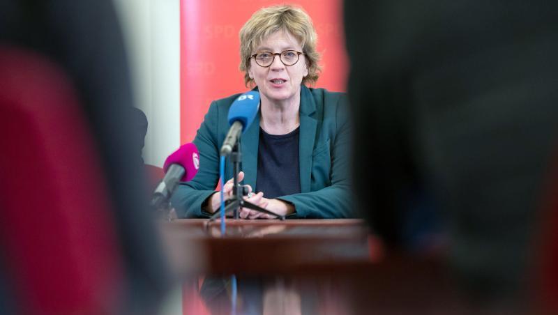 Natascha Kohnen (SPD) bei einer Pressekonferenz. Foto: Daniel Karmann/dpa/Archivbild Natascha Kohnen (SPD) bei einer Pressekonferenz. Foto: Daniel Karmann/dpa/Archivbild