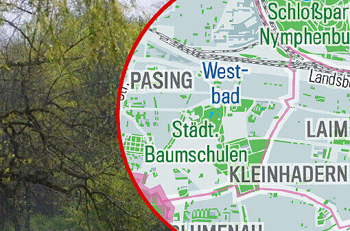 Viel Grün zwischen Grau: Die Bilderstrecke zeigt, wo es in München Parks, Grün- und Erholungsflächen gibt &ndash; und wo Wasser.