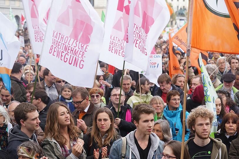 Weitere Bilder der Demonstration gegen das Freinhandelsabkommen TTIP aus München.