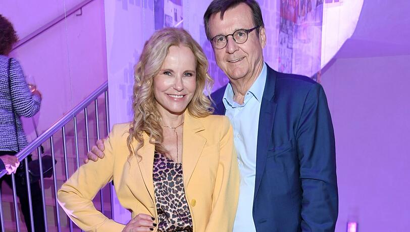 Katja Burkard mit Mann Hans Mahr