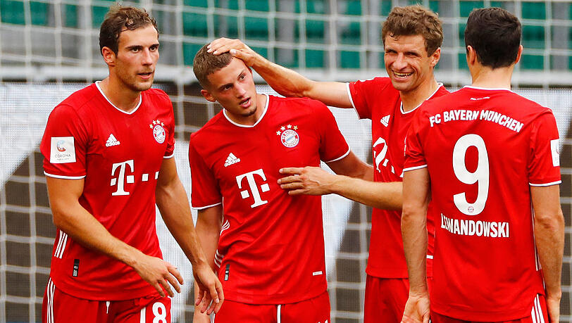 Der FC Bayern gewinnt zum Saisonabschluss in Wolfsburg. Der FC Bayern gewinnt zum Saisonabschluss in Wolfsburg.