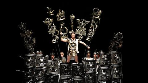 Szenen aus dem Ballett "Spartacus".
