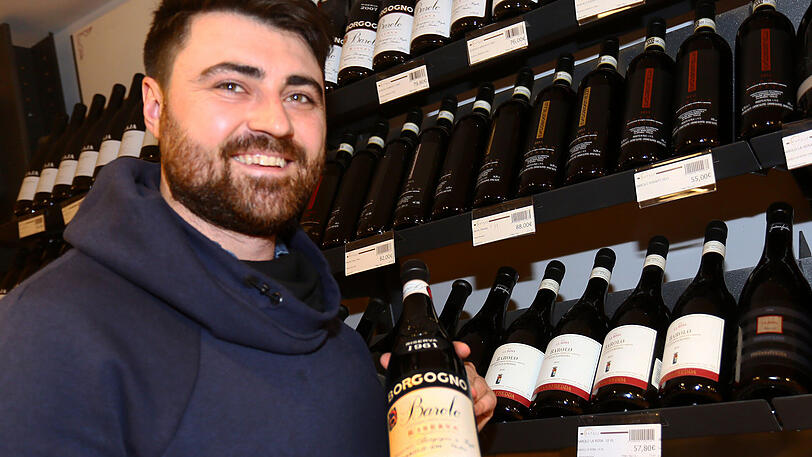 Auch einen sündhaft teuren Wein bietet das Eataly: so etwa diesen 1961er Barolo (750 Euro).