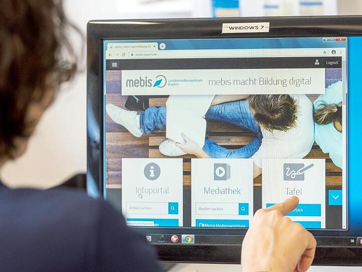 Das Lernprogramm Mebis ist nach einer Attacke nicht erreichbar.