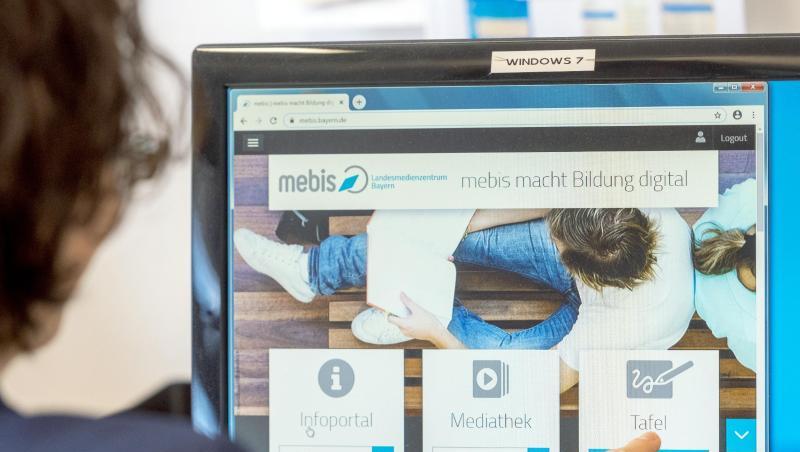 Das Lernprogramm Mebis ist nach einer Attacke nicht erreichbar. Das Lernprogramm Mebis ist nach einer Attacke nicht erreichbar.