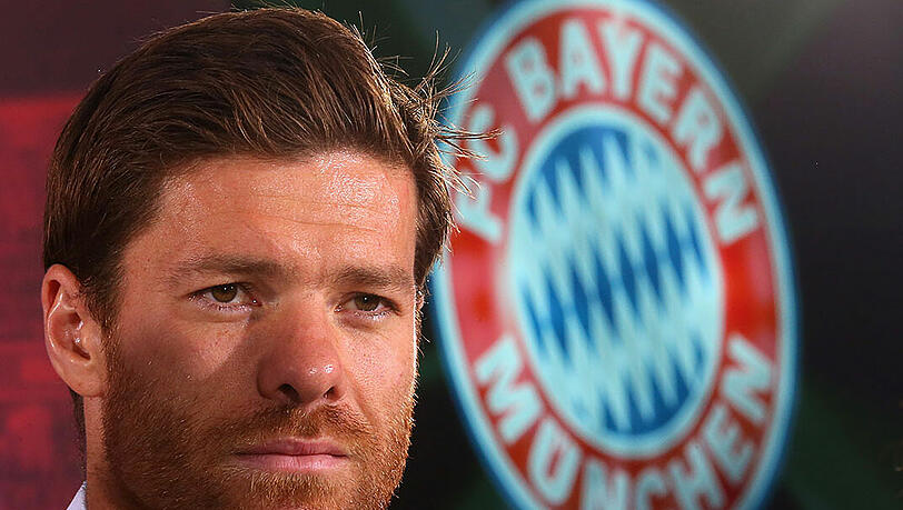 Spricht über seinen Einstand, Trainer Pep Guardiola und seine großen Ziele mit den Bayern: Xabi Alonso. Spricht über seinen Einstand, Trainer Pep Guardiola und seine großen Ziele mit den Bayern: Xabi Alonso.