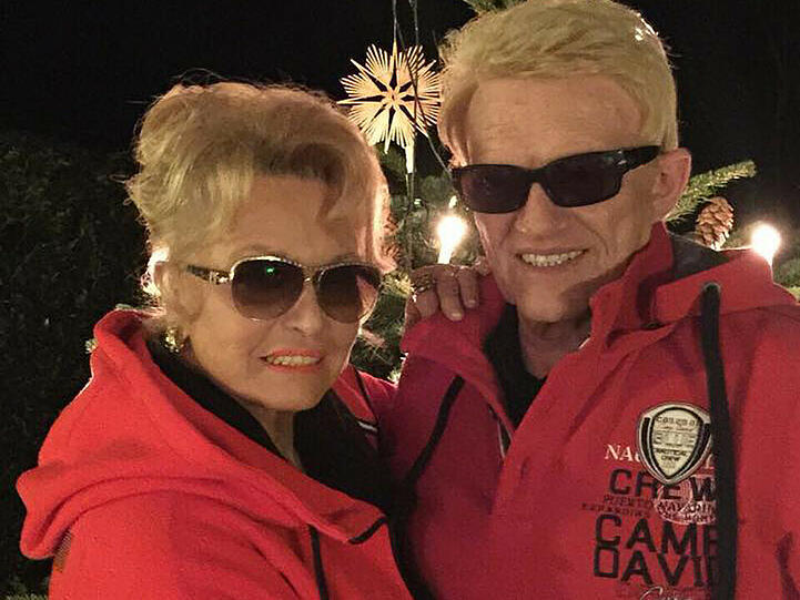 Im Partnerlook: Hannelore und Heino