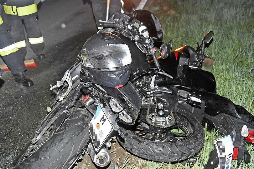 Die zwei Motorradfahrer hatten Glück im Unglück.