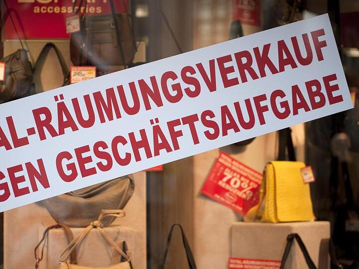 Geschäftsaufgabe. Foto: Rolf Vennenbernd/Archiv
