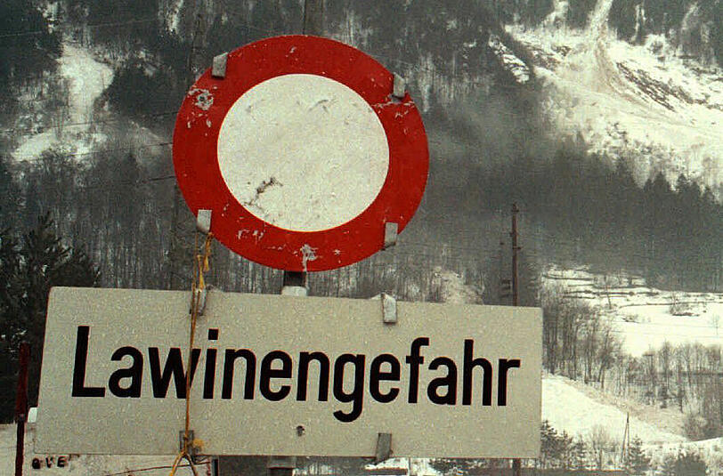 Lawinengefahr (Symbolfoto)