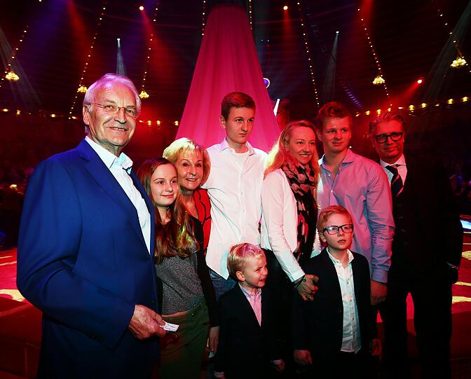 Edmund Stoiber mit Familie.