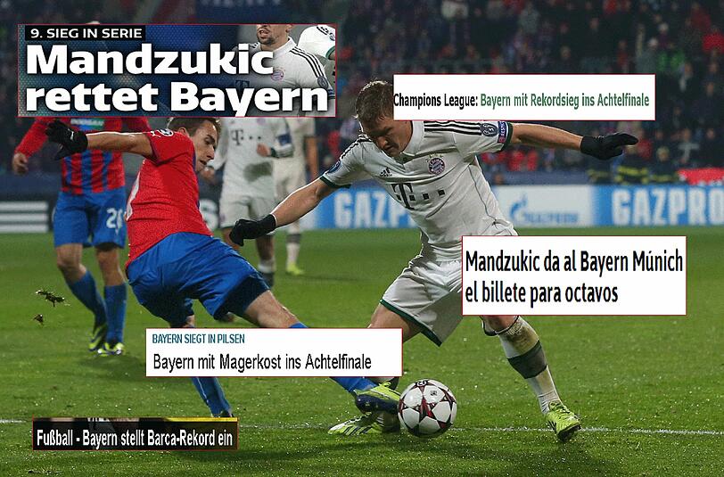 Gegen Pilsen: Internationale Stimmen: Pressestimmen zum Sieg des FC Bayern: Mit Magerkost ins Achtelfinale - FC Bayern - Abendzeitung München