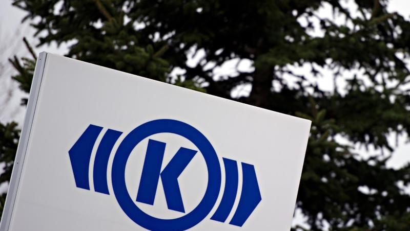 Das Logo der Knorr-Bremse AG ist auf einem Schild an der Zentrale zu sehen. Foto: Nicolas Armer/dpa Das Logo der Knorr-Bremse AG ist auf einem Schild an der Zentrale zu sehen. Foto: Nicolas Armer/dpa