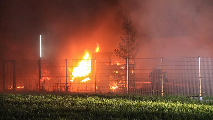 Die Feuerwehr konnte die Flammen löschen...