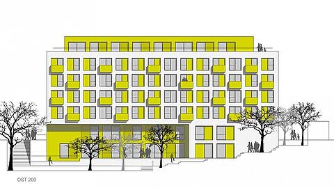 So soll das Clearinghaus aussehen. Das Architektenbüro "Dressler Mayerhofer Rössler" hat den Wettbewerb gewonnen.