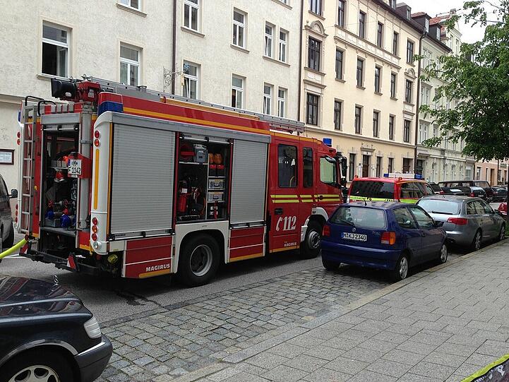 Schon wieder ein Großeinsatz in Haidhausen. Die Bilder vom Einsatzort.