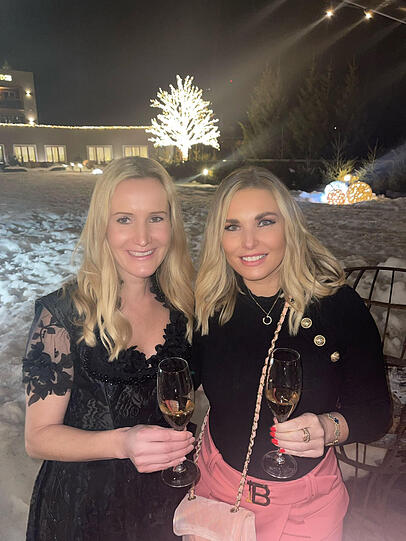 Ophelia Blaimer und Alessandra Geissel in Kitzbühel.