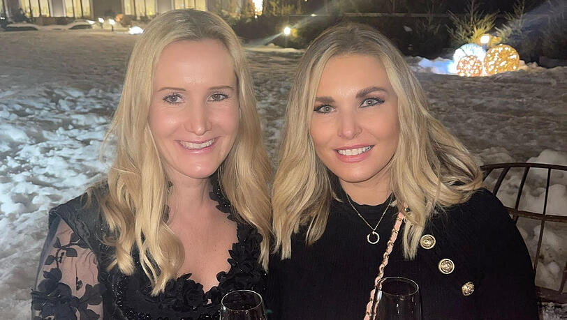Ophelia Blaimer und Alessandra Geissel in Kitzbühel.