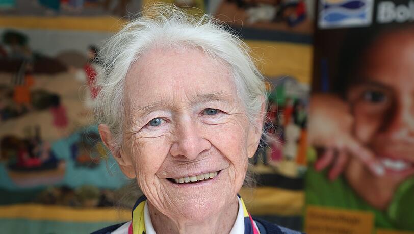 Schwester Karoline Mayer traf in Chile Elke Büdenbender - und auf dem Katholikentag erneut. Schwester Karoline Mayer traf in Chile Elke Büdenbender - und auf dem Katholikentag erneut.