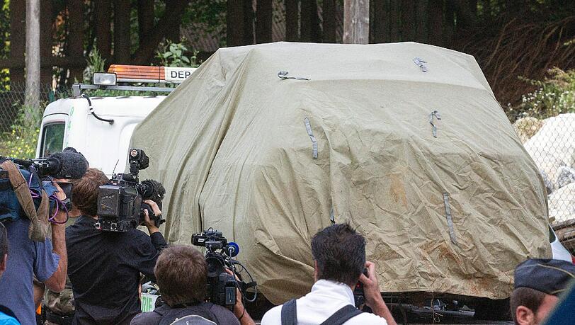 In diesem Fahrzeug wurde die Familie im französischen Annecy ermordet. In diesem Fahrzeug wurde die Familie im französischen Annecy ermordet.