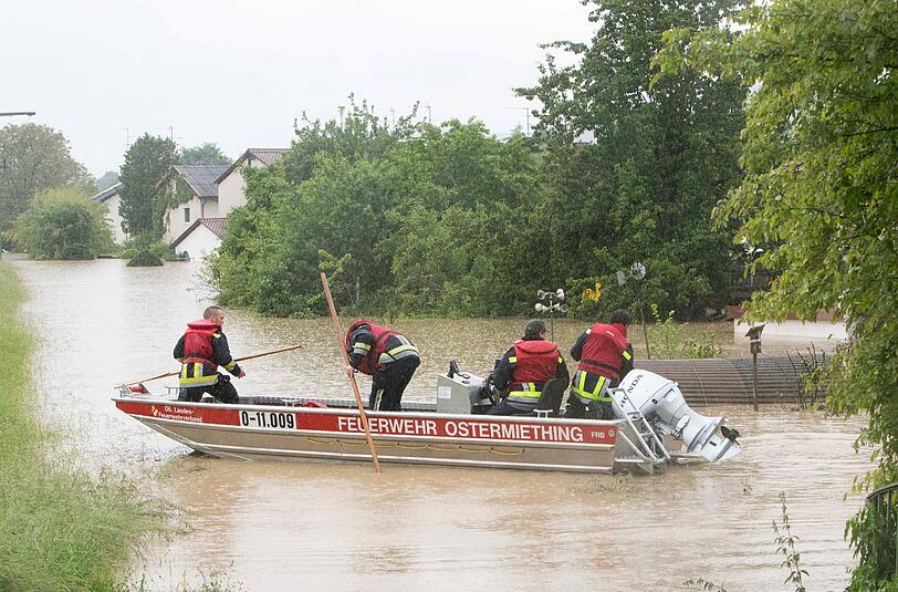 Das Hochwasser in Simbach im Landkreis Rottal-Inn.