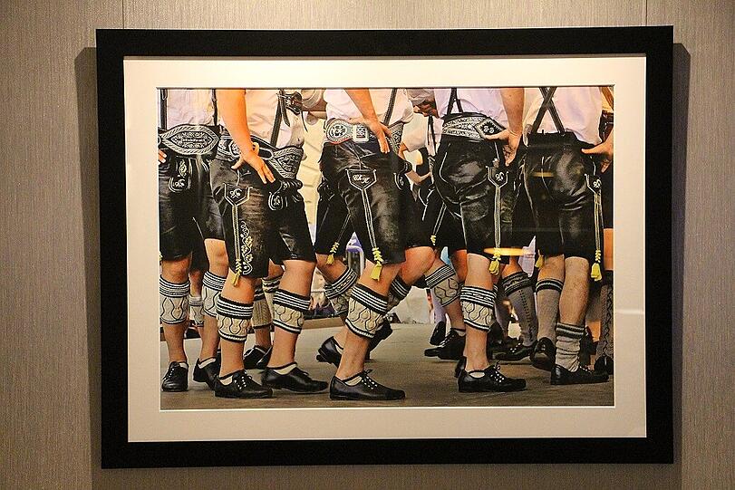 Eines der Bilder von Roger Fritz, die in der Ausstellung zu sehen sind.