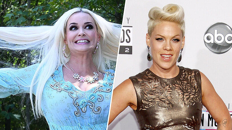 Daniela Katzenberger und Pink bewiesen in der Quarantäne kein Friseurtalent.