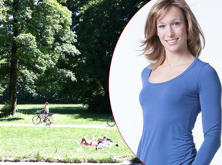 Kickbox-Weltmeisterin und Moderatorin Dr. Christine Theiss ist daheim in Schwabing.