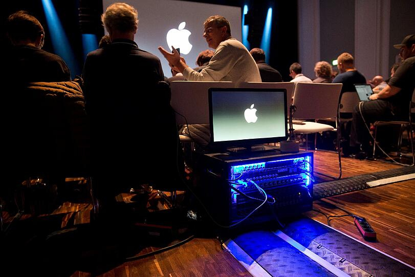 Bei Apple am Kurfürstendamm wird am Donnerstag in Berlin eine neue Generation des iPad-Tablets vorgestellt.