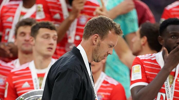 "Es wäre jetzt unangebracht, wenn ich da oben eskaliere, weil ich einen Titel gewonnen habe", sagt Nagelsmann über die Rathaus-Sause.