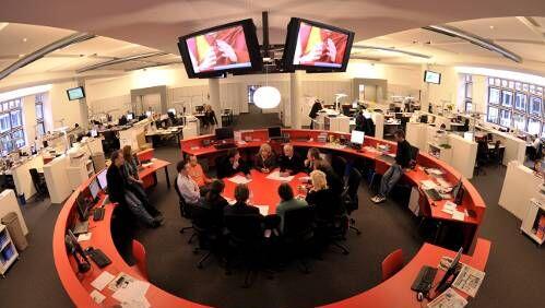 Blick in den Newsroom der Abendzeitung Blick in den Newsroom der Abendzeitung
