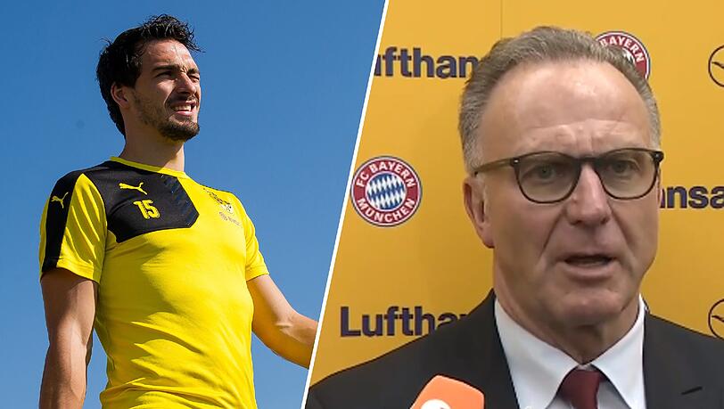 Ein Dementi klingt anders: Bayern-Boss Karl-Heinz Rummenigge bestätigte Gespräche mit Dortmunds Mats Hummels. Ein Dementi klingt anders: Bayern-Boss Karl-Heinz Rummenigge bestätigte Gespräche mit Dortmunds Mats Hummels.