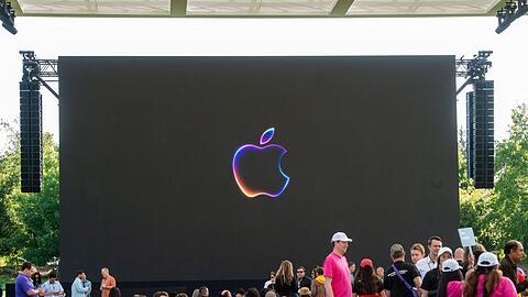 Apple bewarb auch die neuen iPhones mit KI-Funktionen. (Archivbild)