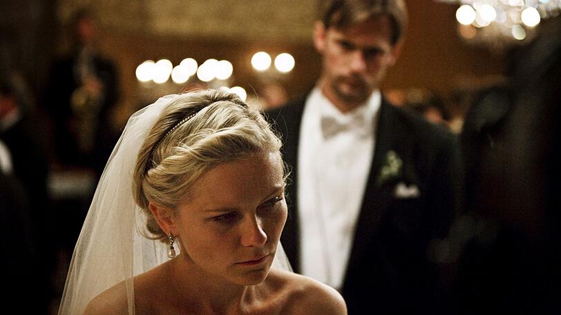 Michael (Alexander Skarsgard) und Justine (Kirsten Dunst) werden miteinander nicht gl&uuml;cklich.