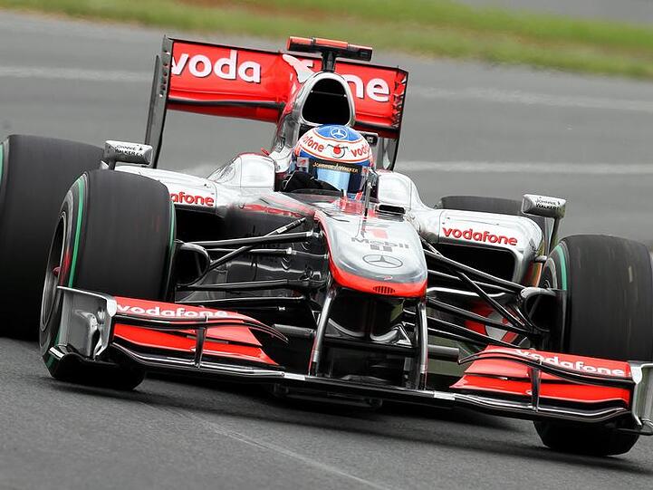 Jenson Button im McLaren-Mercedes